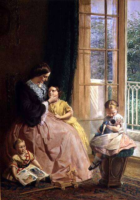 Mrs. Hicks, Mary, Rosa and Elgar à George Elgar Hicks