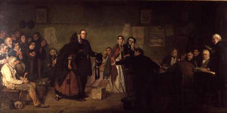 Before the Magistrates à George Elgar Hicks