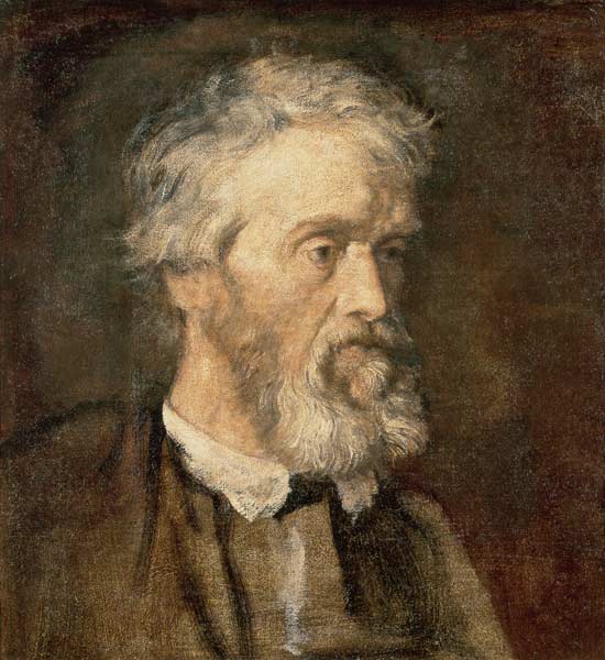 Portrait of Thomas Carlyle (1795-1881) à George Frederick Watts