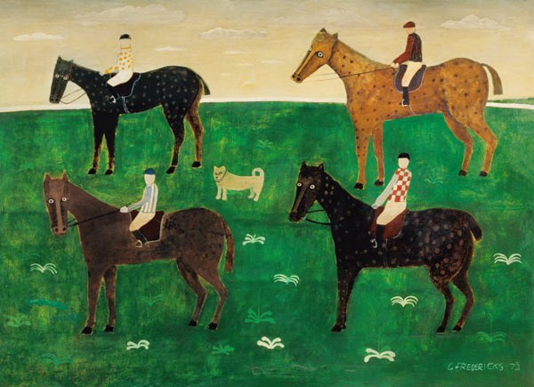 Horses and Jockeys  à George  Fredericks