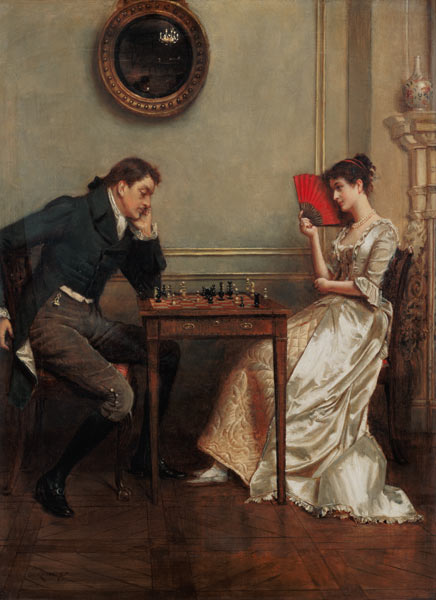 A Game of Chess à George Goodwin Kilburne