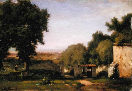 The Gate at Albano à George Inness