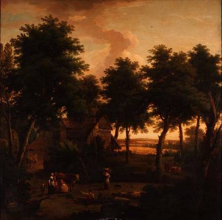 Landscape with Figures à George Lambert