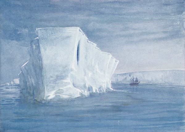 An Iceberg, illustration from ''Nimrod in the Antarctic 1907-09'' by Sir Ernest Shackleton (1874-192 à George Marston