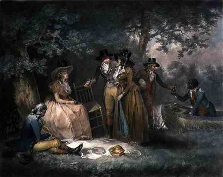 The Anglers' Repast, engraved by William Ward (1766-1826), pub. by J.R. Smith à George Morland