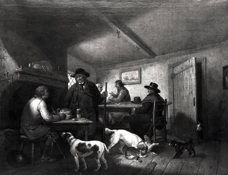 Interior of a Country Inn à George Morland