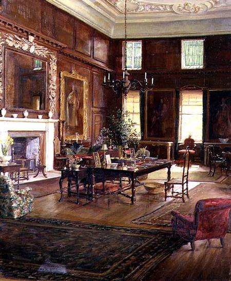 Interior of the State Room, Governor's House, Royal Hospital, Chelsea à George Percy Jacomb-Hood