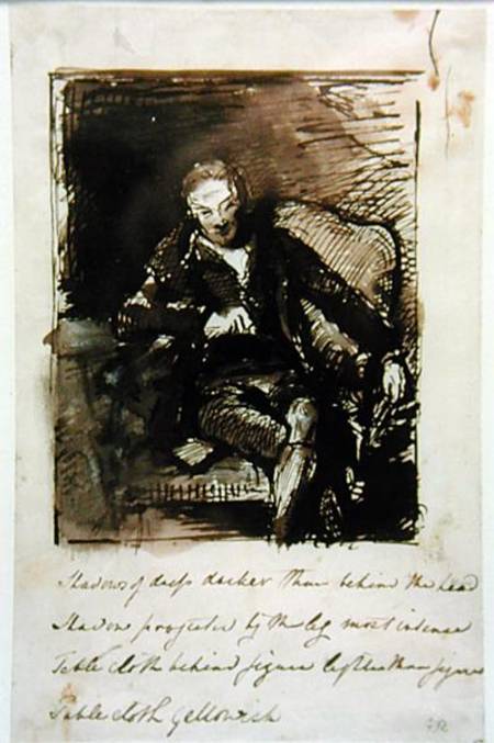 Study for a portrait of William Wilberforce (1759-1833) à George Richmond