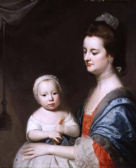 Mrs Marton and her son Oliver à George Romney