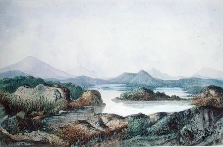 Landscape with a Lake à George Sand