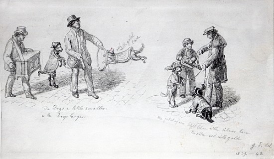 Street Performers, c.1839-43 à George l'Ancien Scharf
