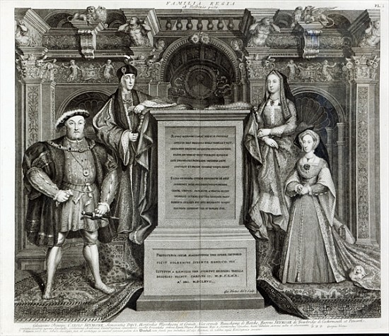 Familia Regia, or The Family of Henry VIII à George Vertue