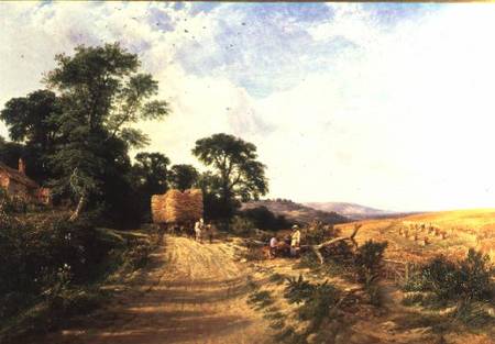 Landscape - Harvest Time à George Vicat Cole