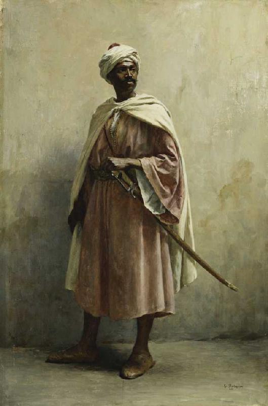 Ein Marokkanischer Krieger à Georges Bretegnier