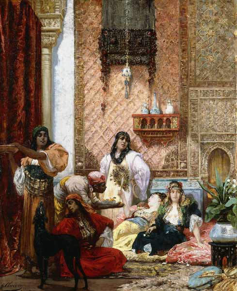 Die Lieblingsdamen des Sultans à Georges Clairin