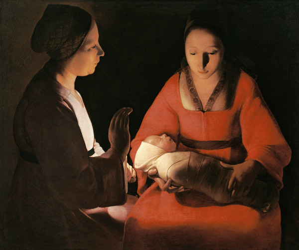 Le nouveau-né (Naissance du Christ ?) à Georges de La Tour