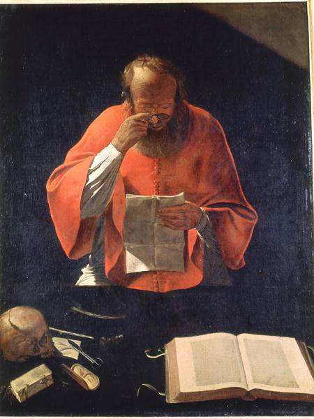 St.Jerome reading à Georges de La Tour