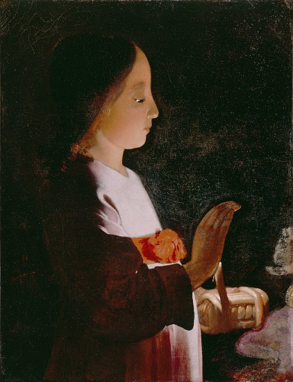 Young Virgin Mary à Georges de La Tour