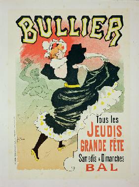 Reproduction of a poster advertising the 'Bullier Ball'