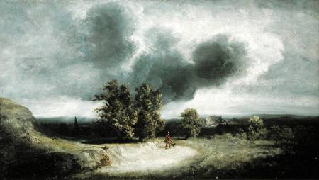 Landscape on the Outskirts of Paris à Georges Michel