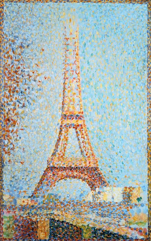 la tour eiffel (1889) georges seurat