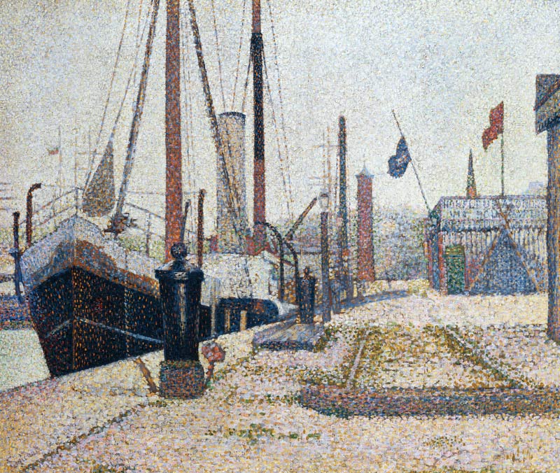 G.Seurat, La Maria, Honfleur/ 1886 à Georges Seurat