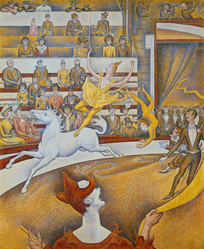 Le cirque à Georges Seurat