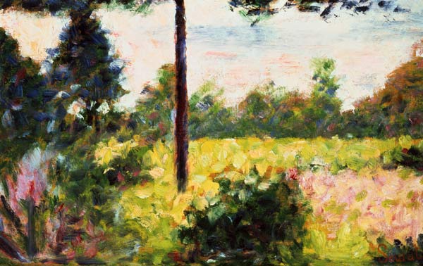 Barbizon Forest à Georges Seurat