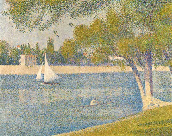 La Seine à Courbevoie I à Georges Seurat