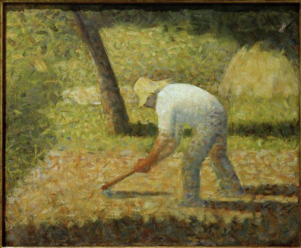 G.Seurat, Bauer mit Hacke à Georges Seurat