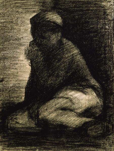 G.Seurat, Kauernder Knabe à Georges Seurat