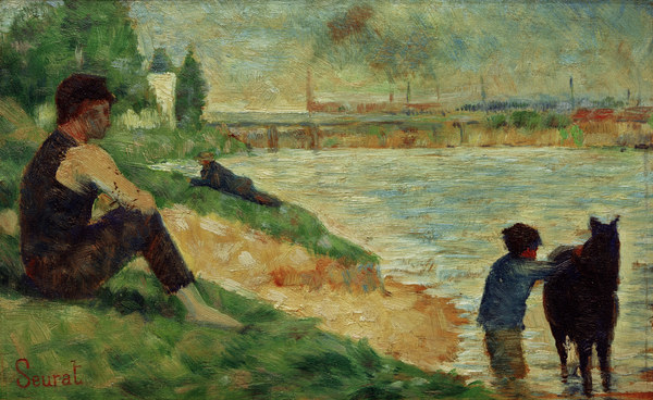 G.Seurat, Knaben mit Pferd à Georges Seurat