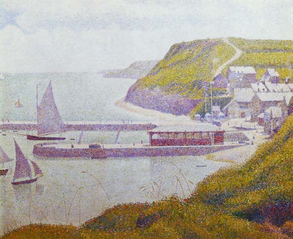 G.Seurat, Port-en-Bessin, avant-port à Georges Seurat