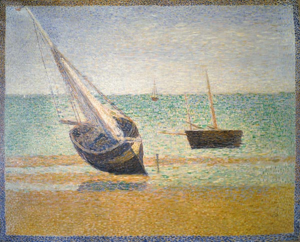 Low Tide at Grandcamp à Georges Seurat