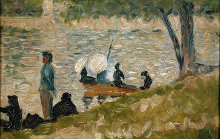 Study for A Sunday Afternoon on the Island of La Grande Jatte à Georges Seurat
