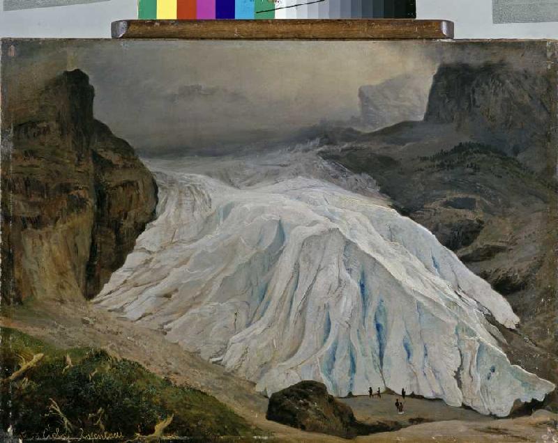 Der Rosenlaui-Gletscher à Georg Heinrich Crola