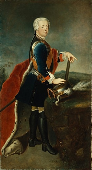 The Crown Prince Frederick II, c.1736 à Georg Wenceslaus von Knobelsdorff