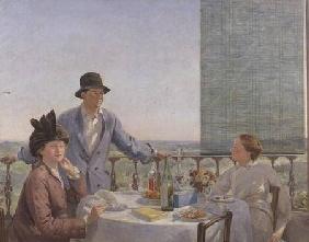 Portrait group with Albert Rutherston (1881-1953) (After Lunch)