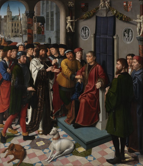 The Judgment of Cambyses (left panel) à Gerard David