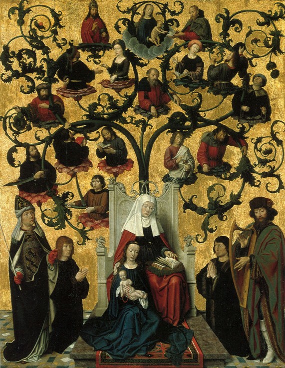Saint Anne Family Tree à Gerard David