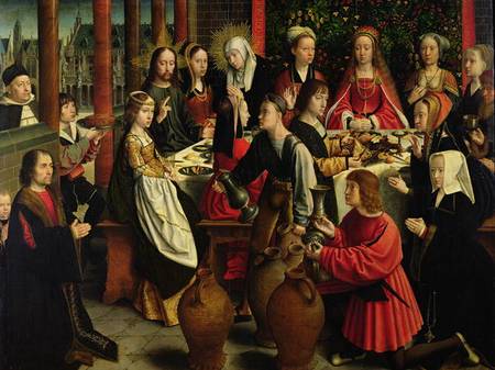 The Marriage Feast at Cana à Gerard David