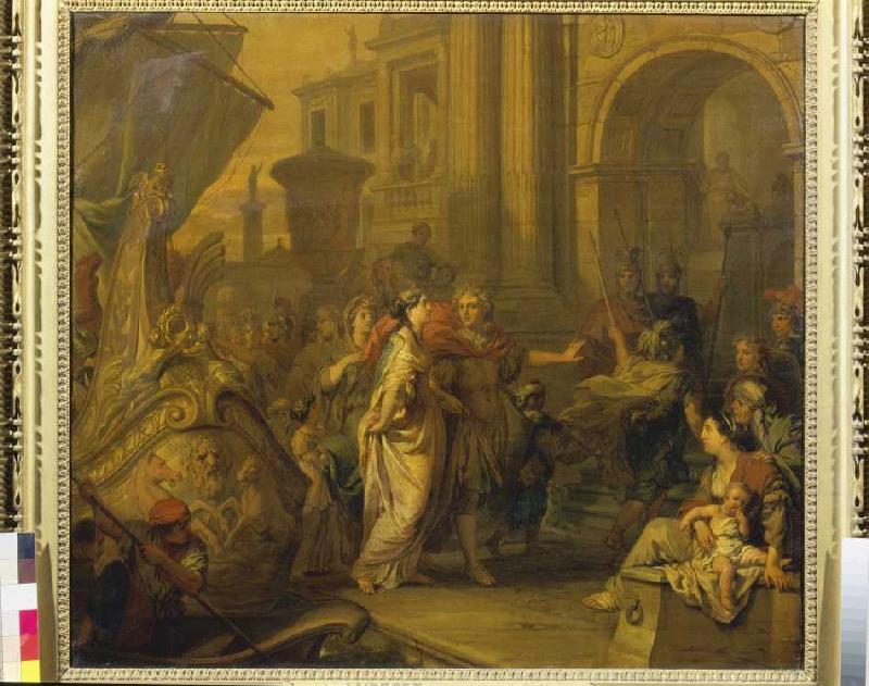 l'atterrissage des Cleopatra à Tarsus. à Gerard de Lairesse