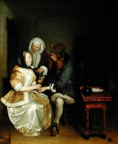 The Glass of Lemonade à Gerard ter Borch ou Terborch