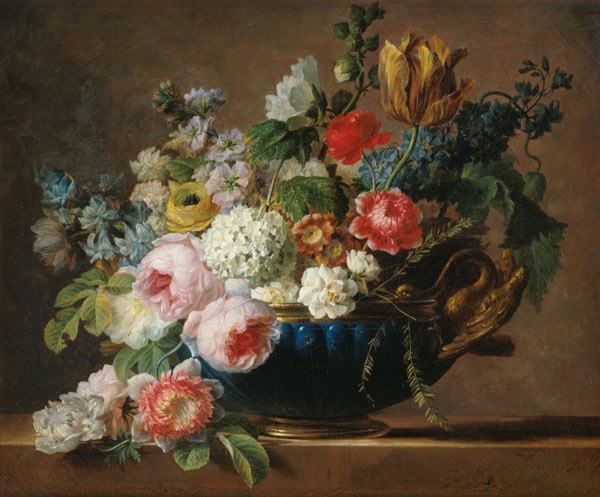 Vase of flowers à Gerard van Spaendonck