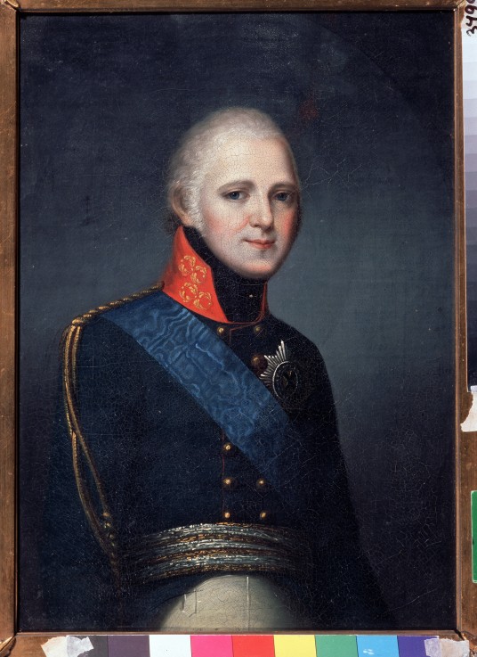 Portrait of Emperor Alexander I (1777-1825) à Gerhard von Kügelgen
