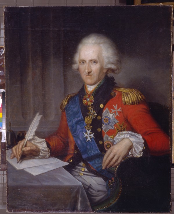 Portrait of the statesman and reformer Count Jacob Sievers (1731-1808) à Gerhard von Kügelgen