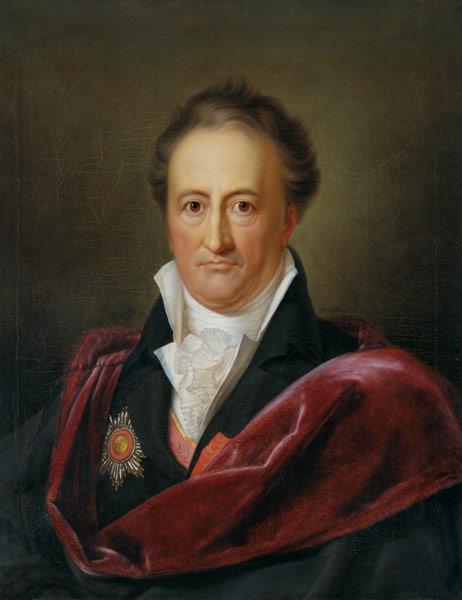 Portrait of the author Johann Wolfgang von Goethe (1749-1832)