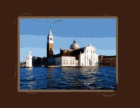 Venedig Hinter dem Markusplatz