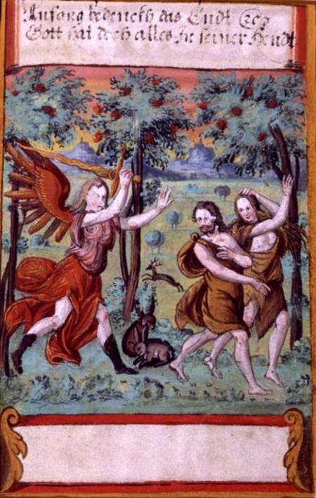 Adam and Eve Expelled from the Garden of Eden à École allemande