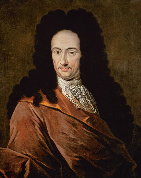 Portrait of Gottfried Wilhelm Leibniz (1646-1716) à École allemande